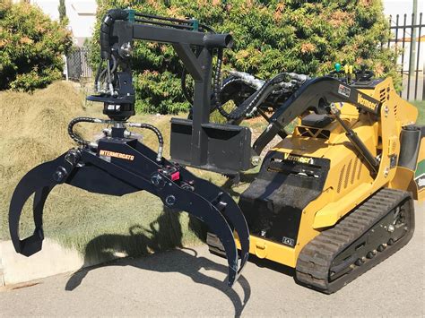 mini excavator with grapple|log grapples for mini excavators.